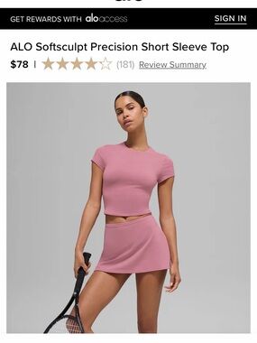 ALO Yoga | Tops | Alo Short Sleeve Tee Shirt | Poshmark